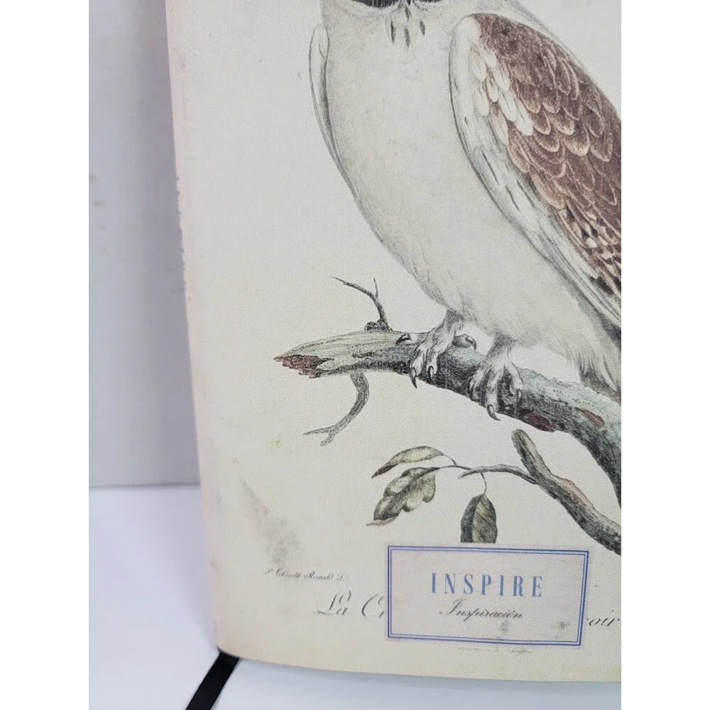 Laura Peirano Naturalismo Owl Inspire Journal Notebook Lined Pages Bookmark...